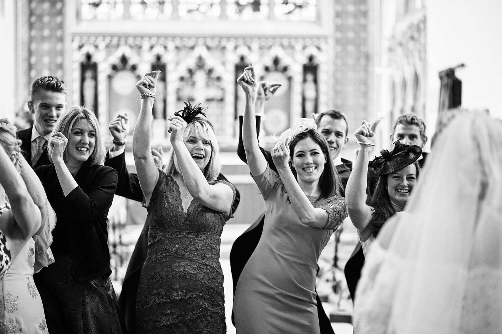 Flash Mob - North Cadbury Court Wedding photographer