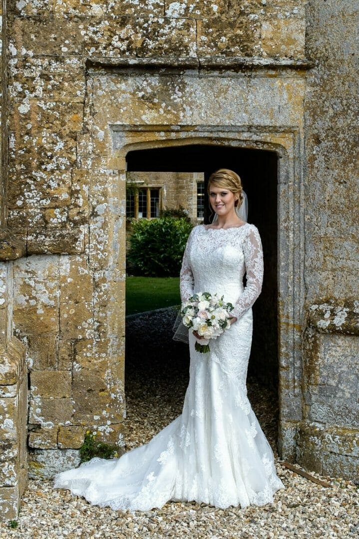 Bride in doorway