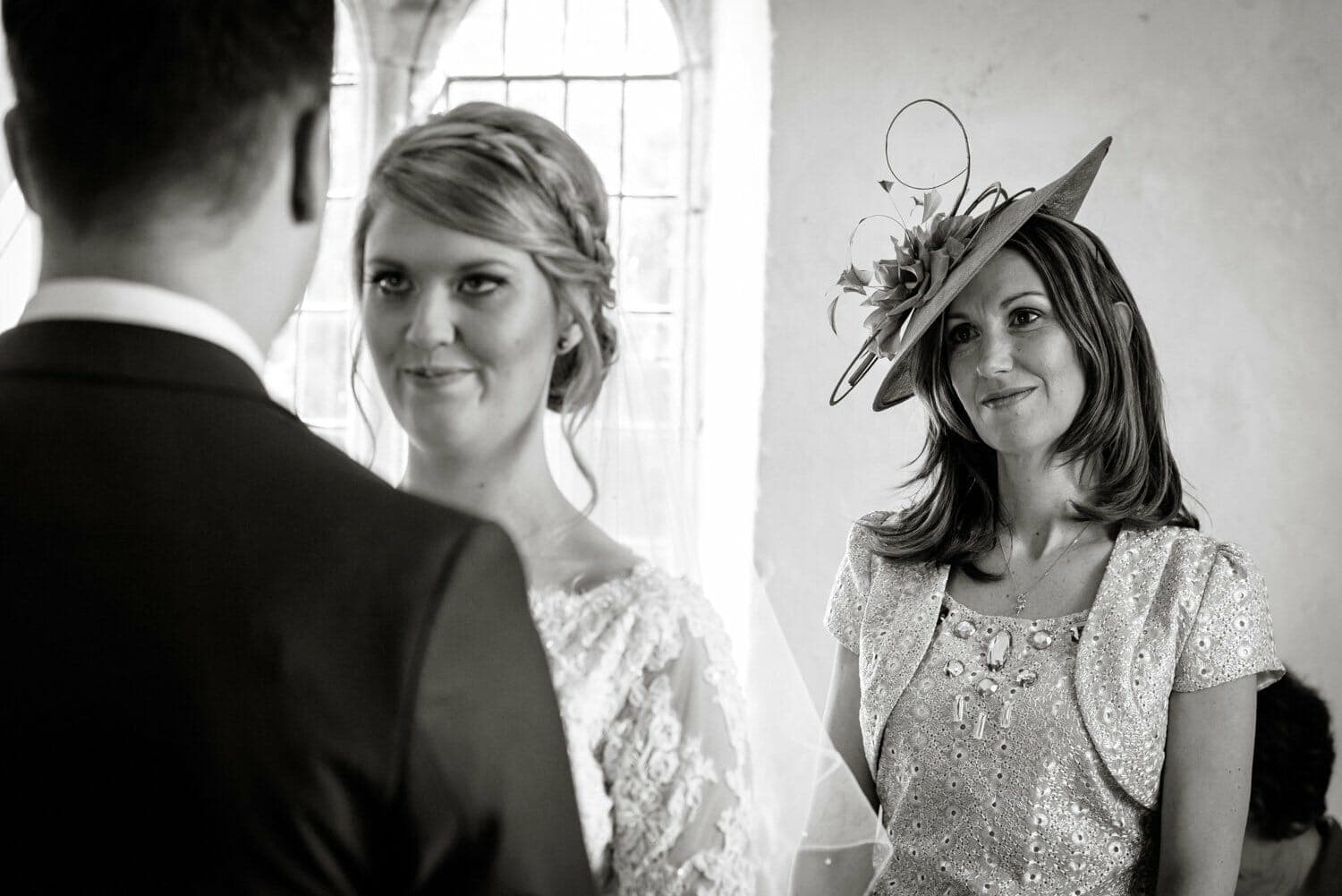 Mother in laws gaze - Brympton House wedding