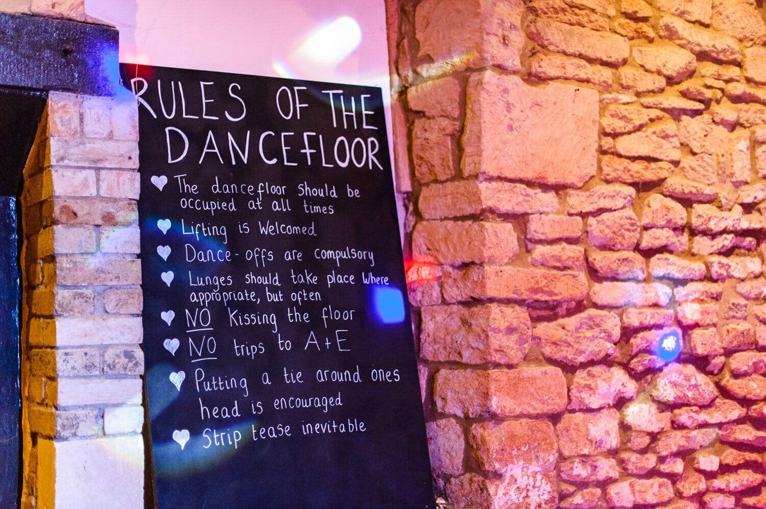 Dancefloor rules