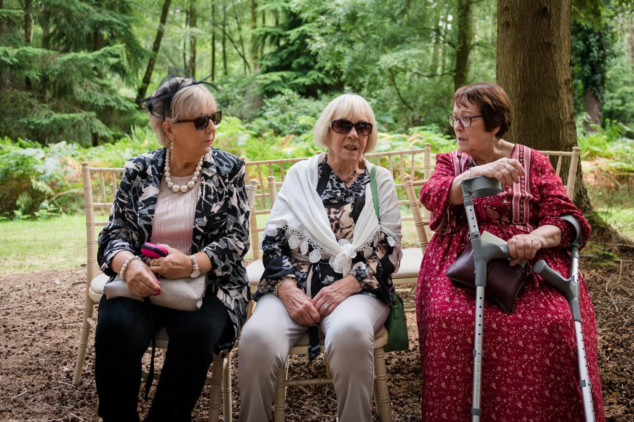 Mothers at Weddings in the Wood in Hampshire