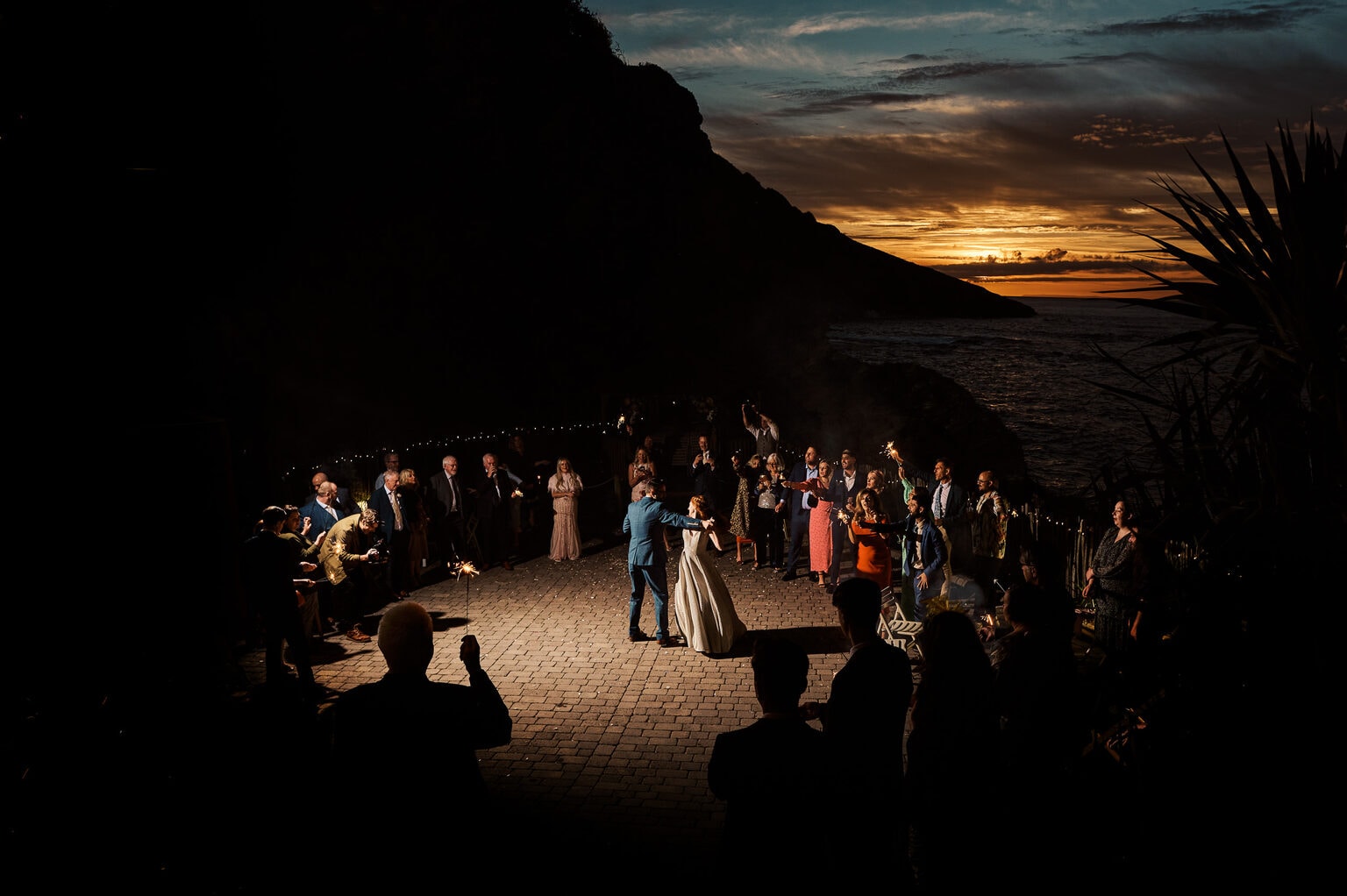 First dance at Tunnels Beaches Wedding venue