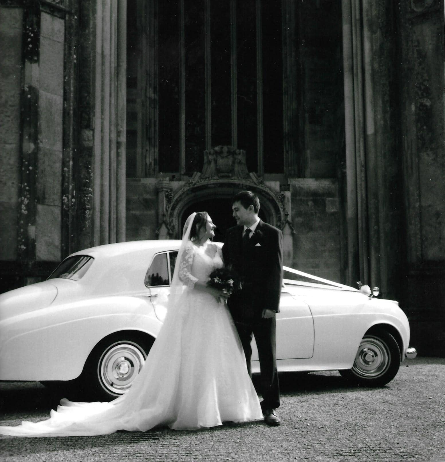Wedding shot on Illford film