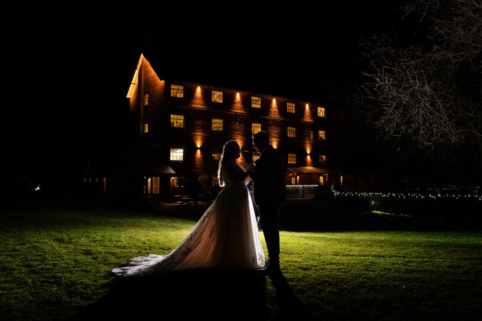 Sopley Mill at night