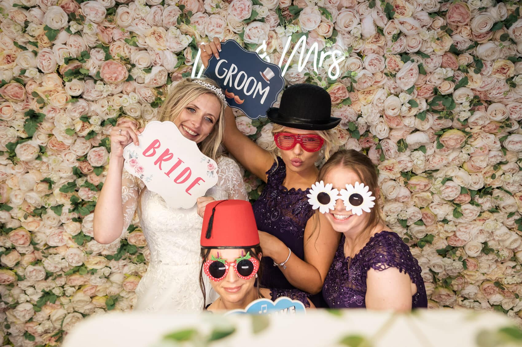 Bride Tribe in the photobooth