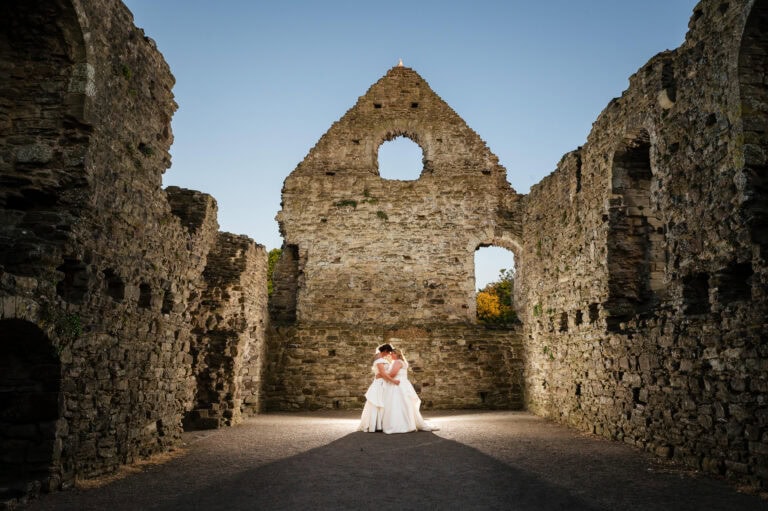 Two brides in Constables house in Christchurch-Dorset