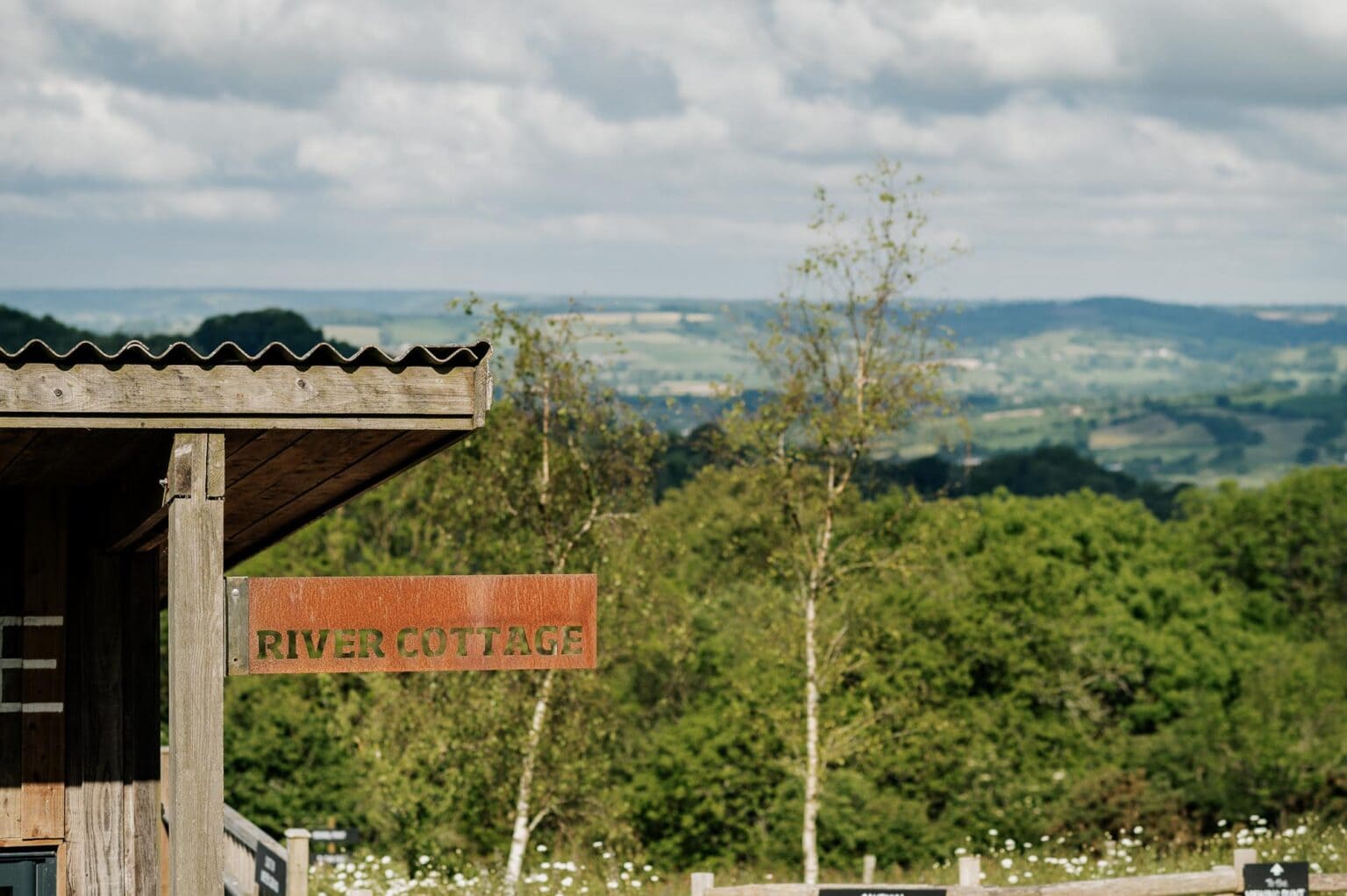 River Cottage wedding landscape