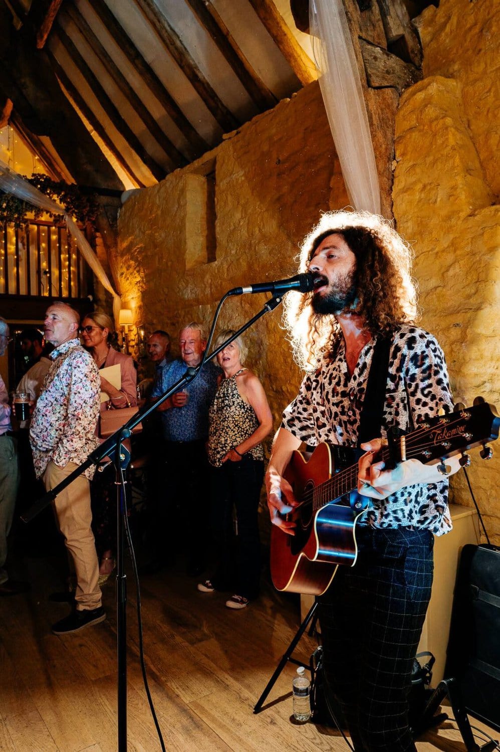 Lead guitarist in Owlpen Manor weddding band