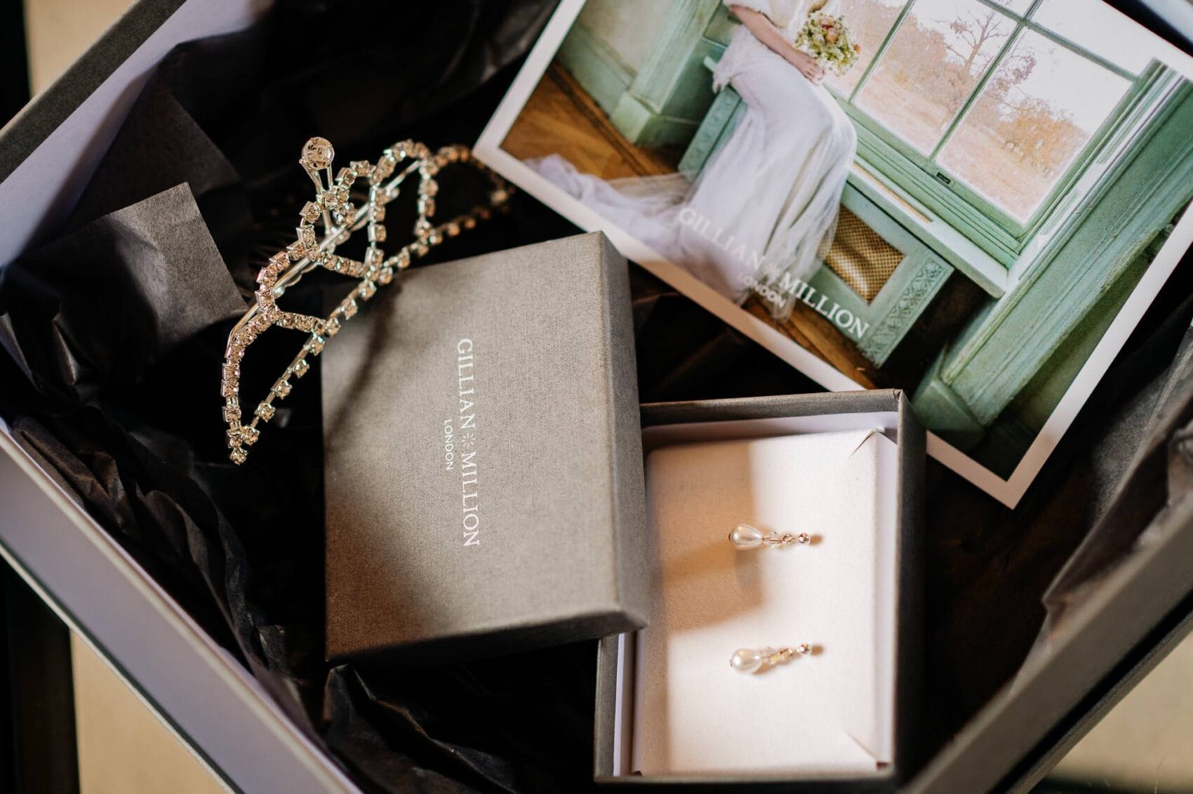 Brides jewellery from Gillian Million